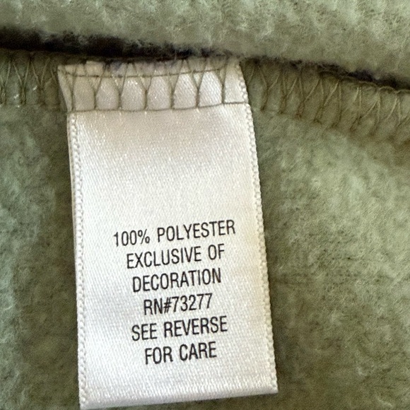 CROFT & BARROW Zip Up Fleece Embroidered Jacket Size 1X - Picture 8 of 9